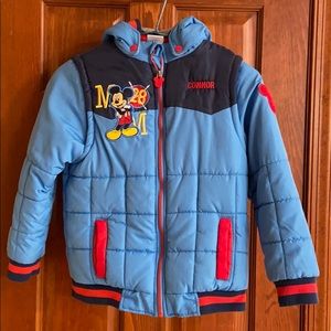 Disney boys puffer coat size 7/8